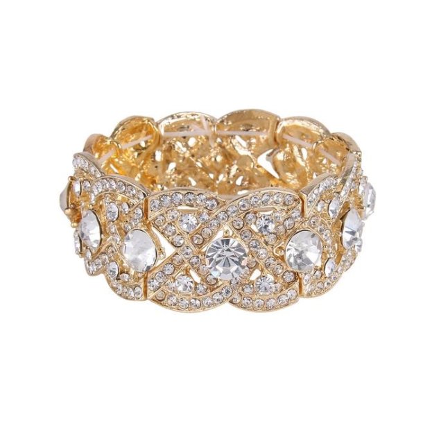 Armbnd Art Deco guld